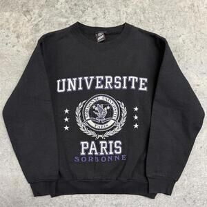 Vintage 90s Paris Sorbonne University Crewneck